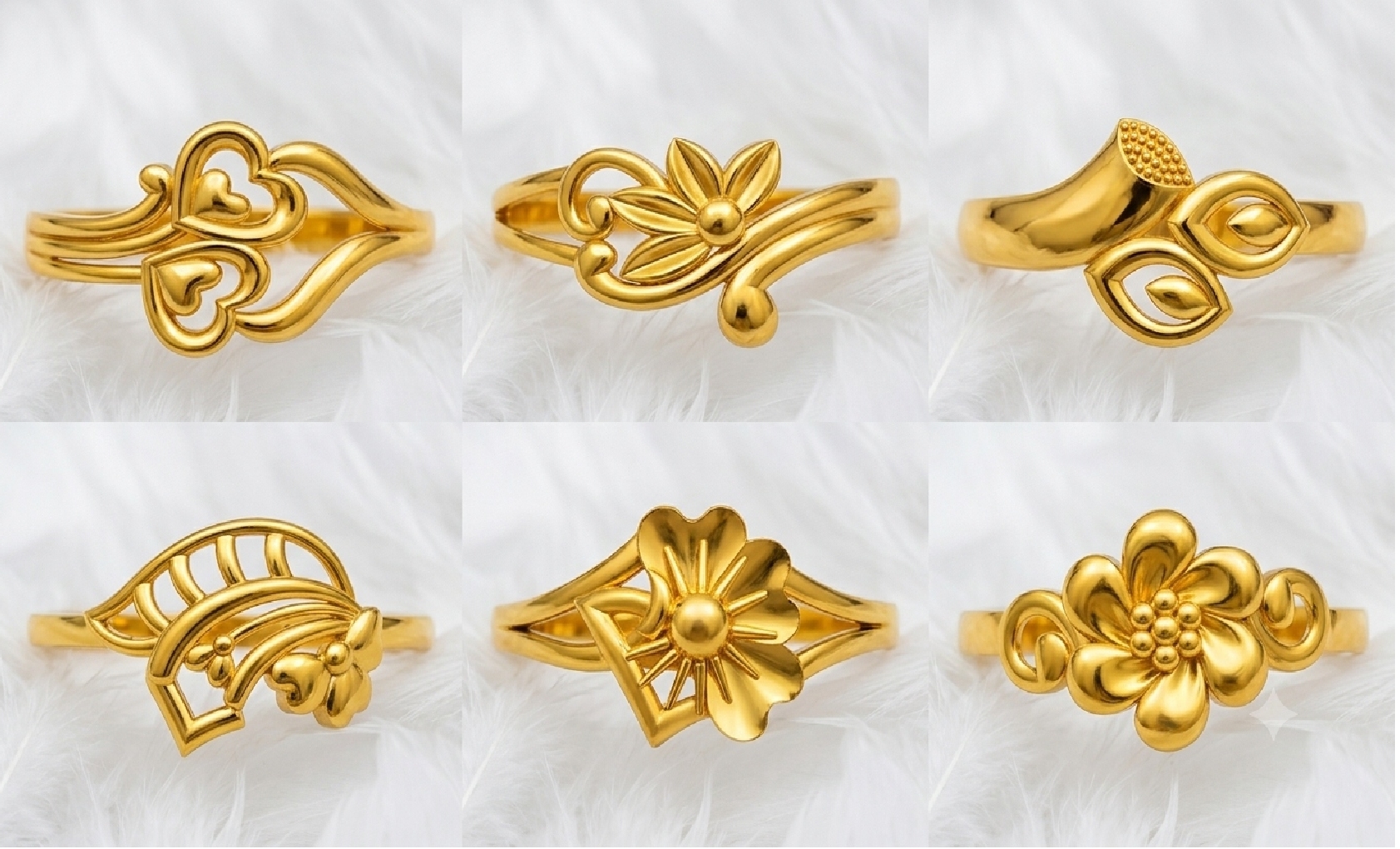 Ladies Paper Casting Rings LR Lot -1 — view 4