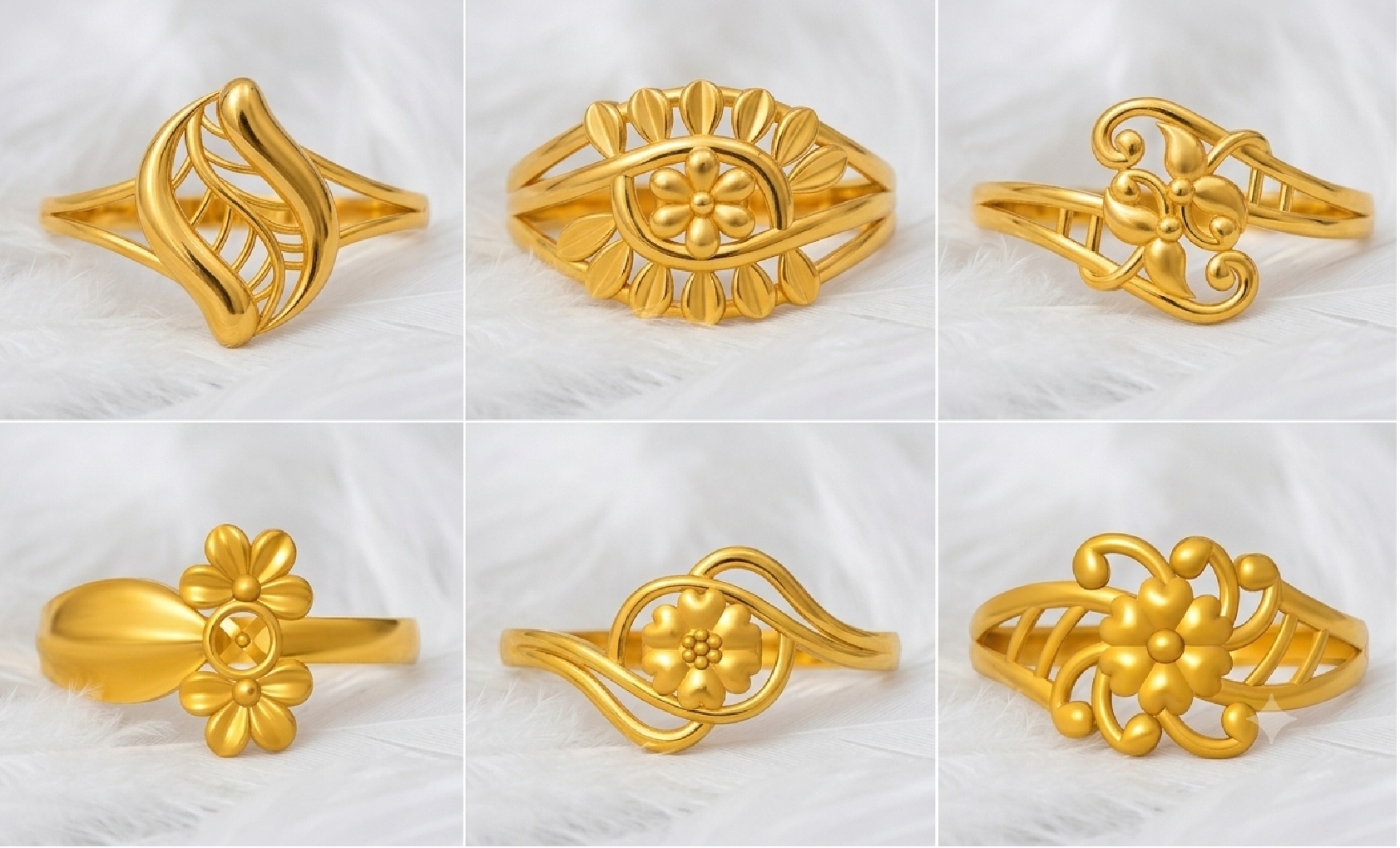 Ladies Paper Casting Rings LR Lot -1 — view 5