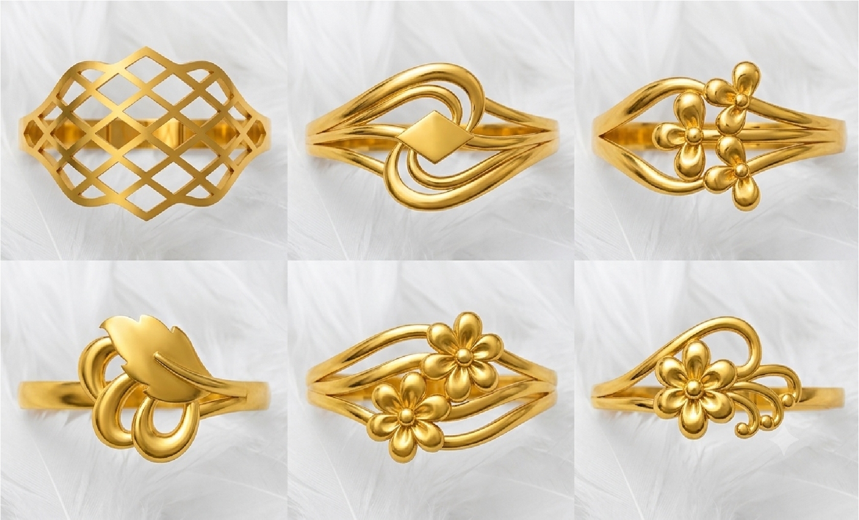 Ladies Paper Casting Rings LR Lot -1 — view 6