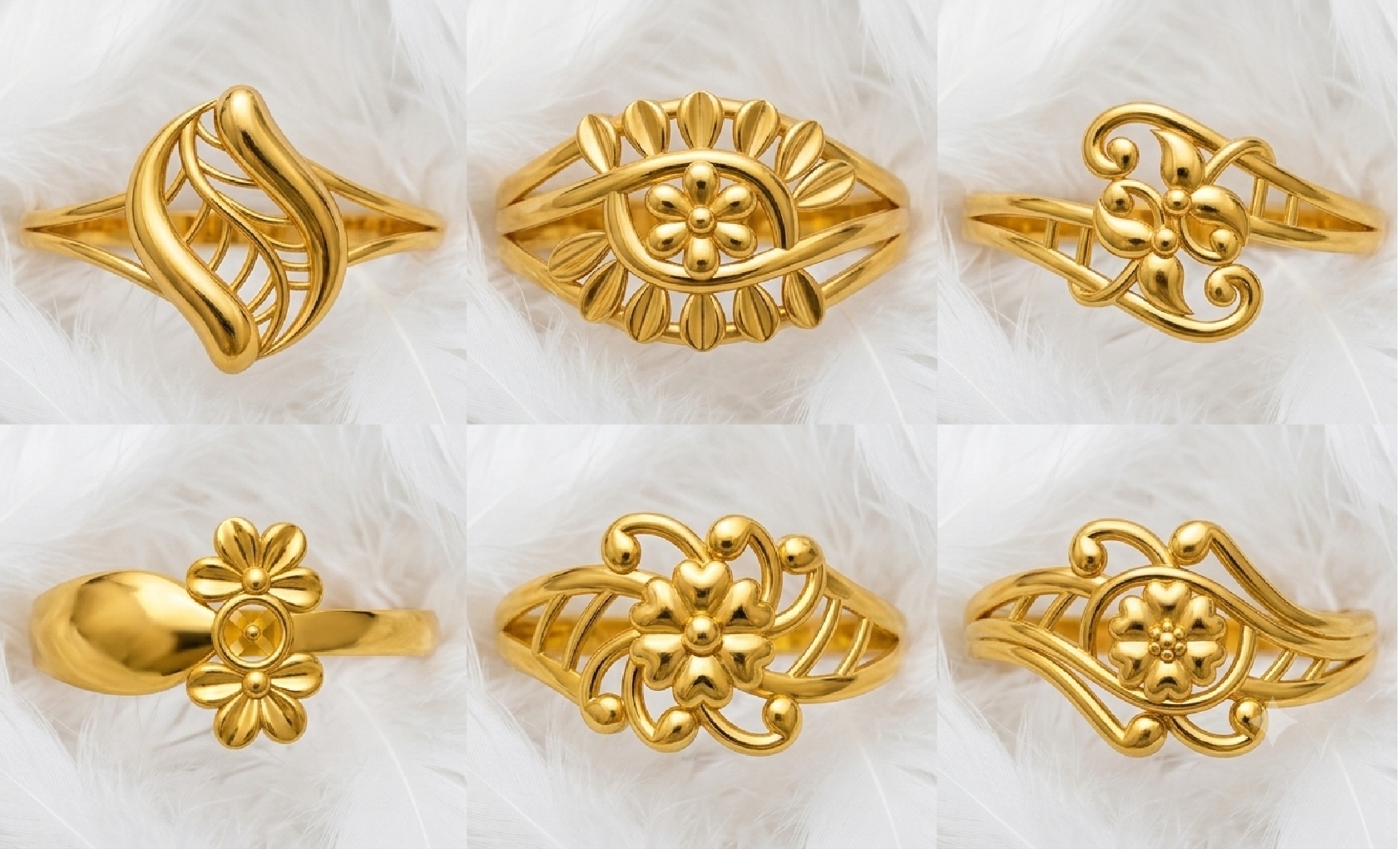 Ladies Paper Casting Rings LR Lot -1 — view 7