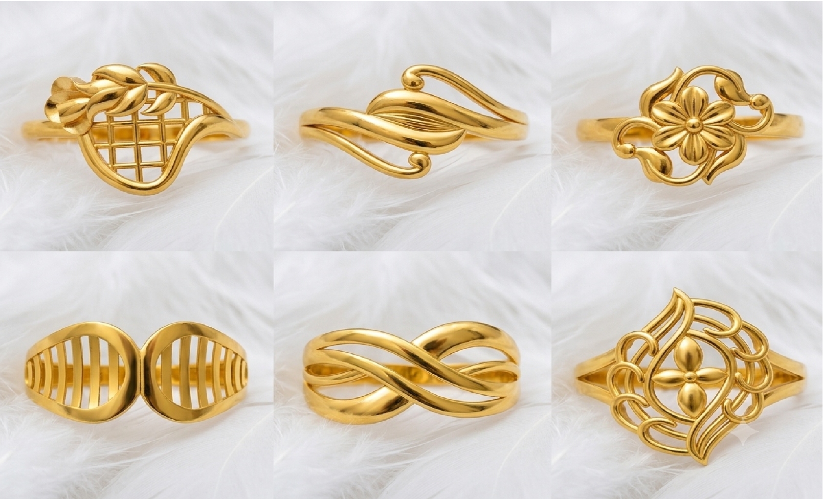 Ladies Paper Casting Rings LR Lot -1 — view 8