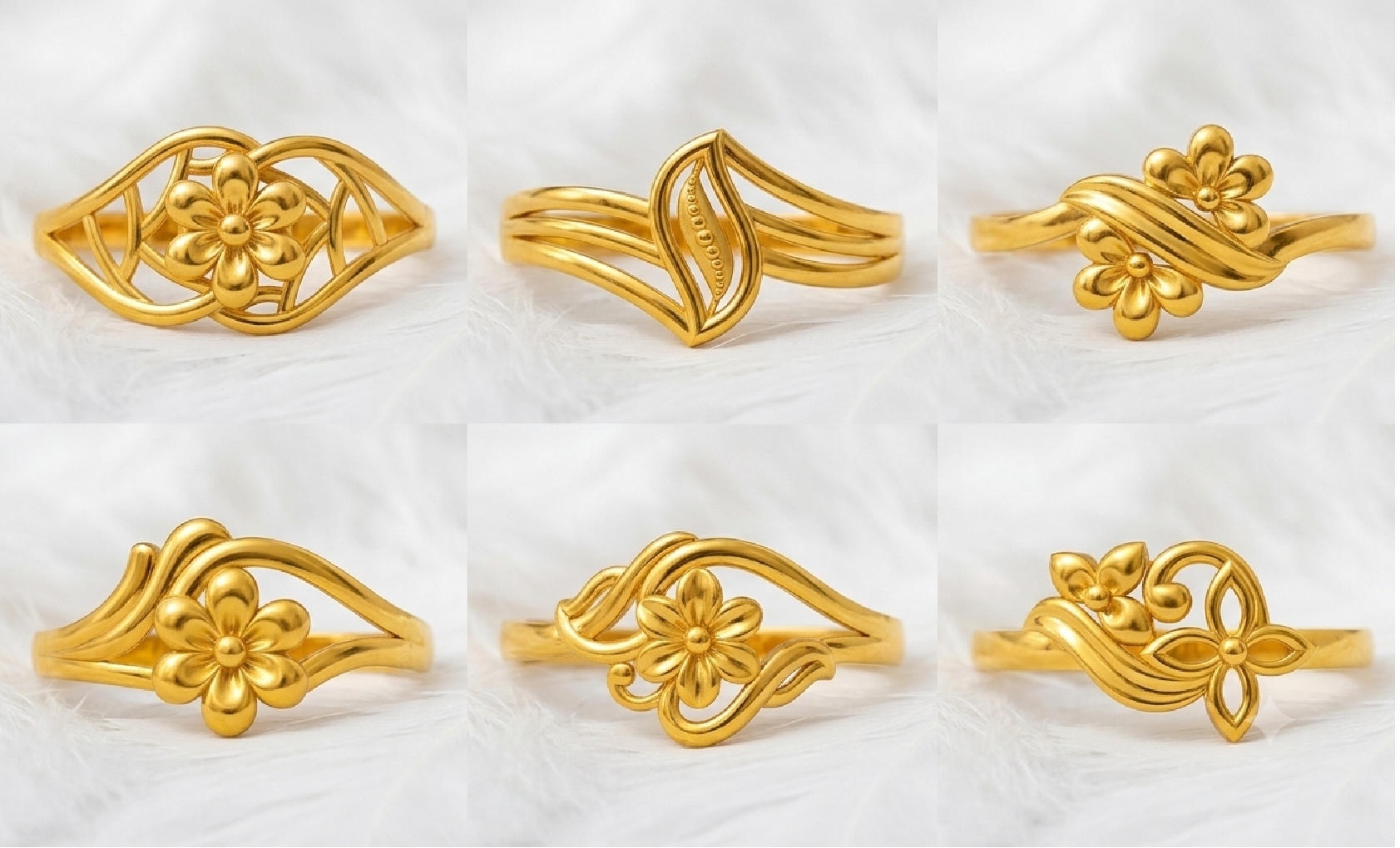 Ladies Paper Casting Rings LR Lot -1 — view 10