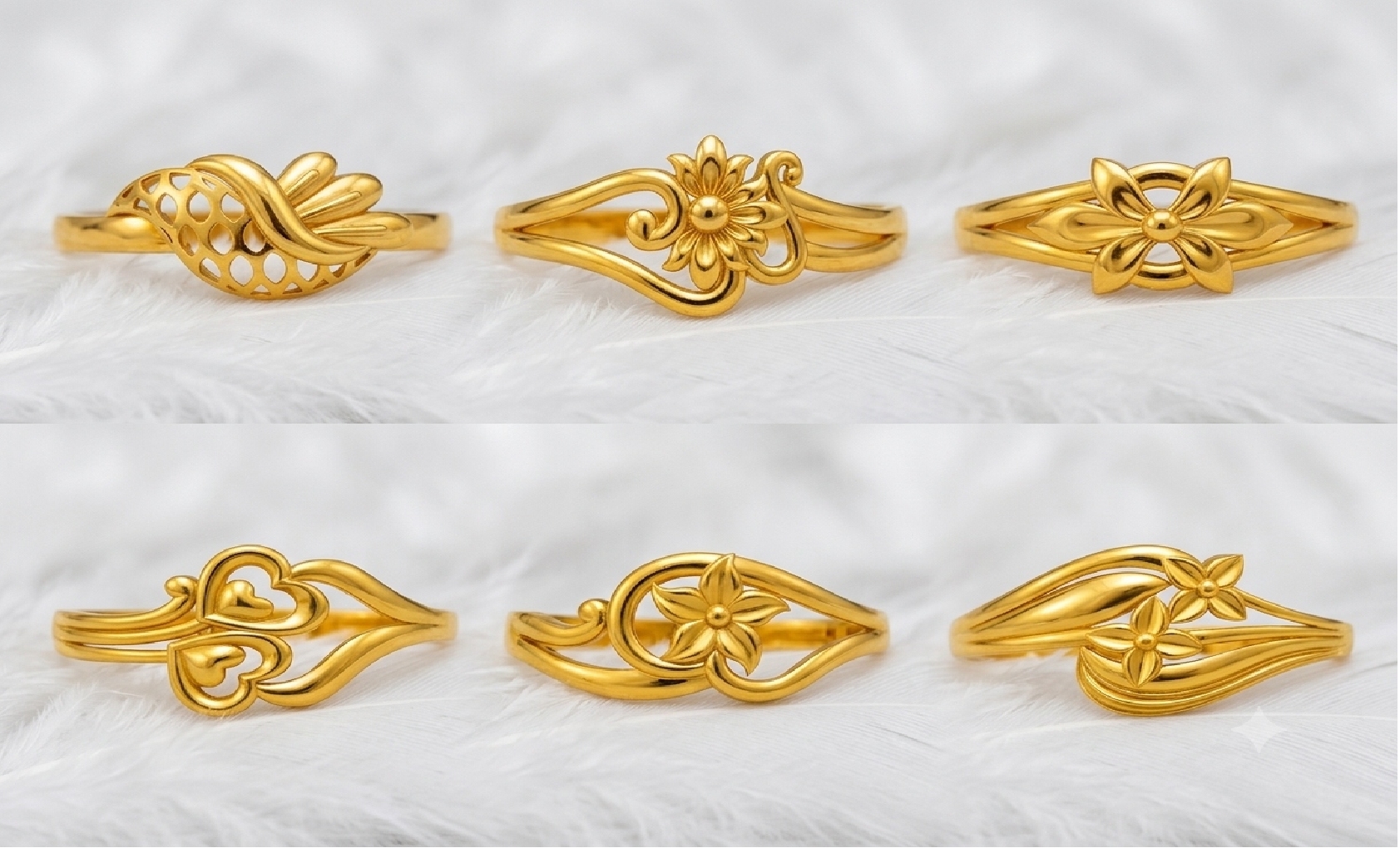 Ladies Paper Casting Rings LR Lot -1 — view 12