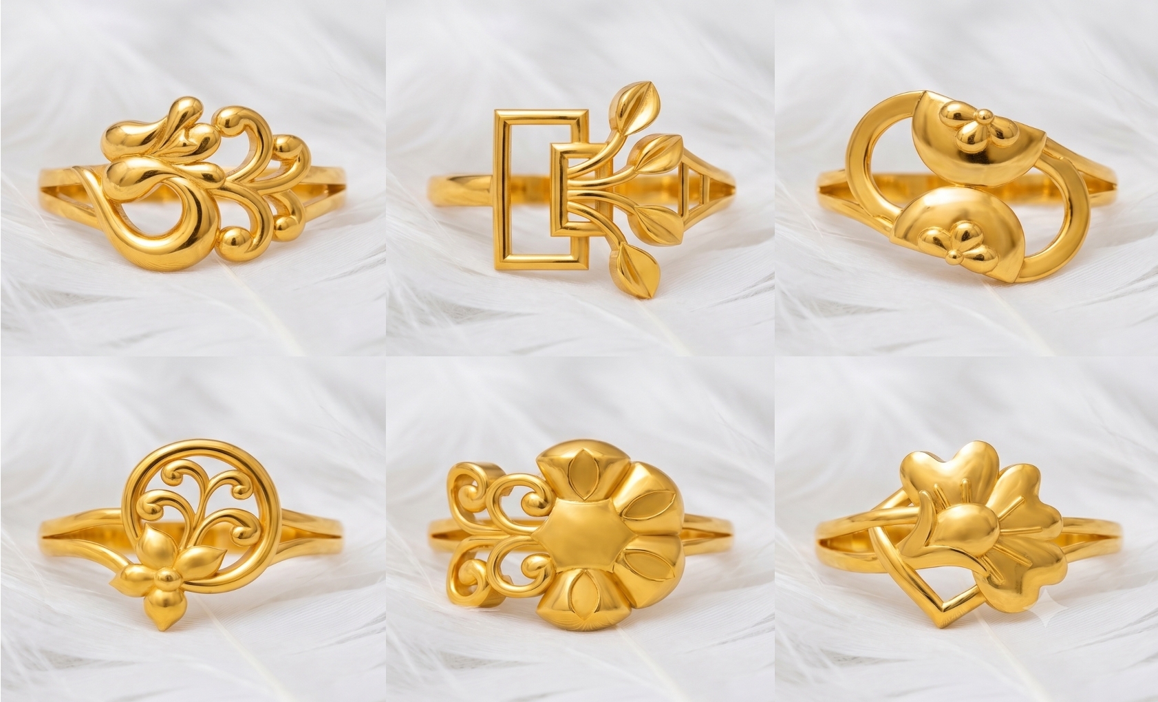 Ladies Paper Casting Rings LR Lot -2 — view 4