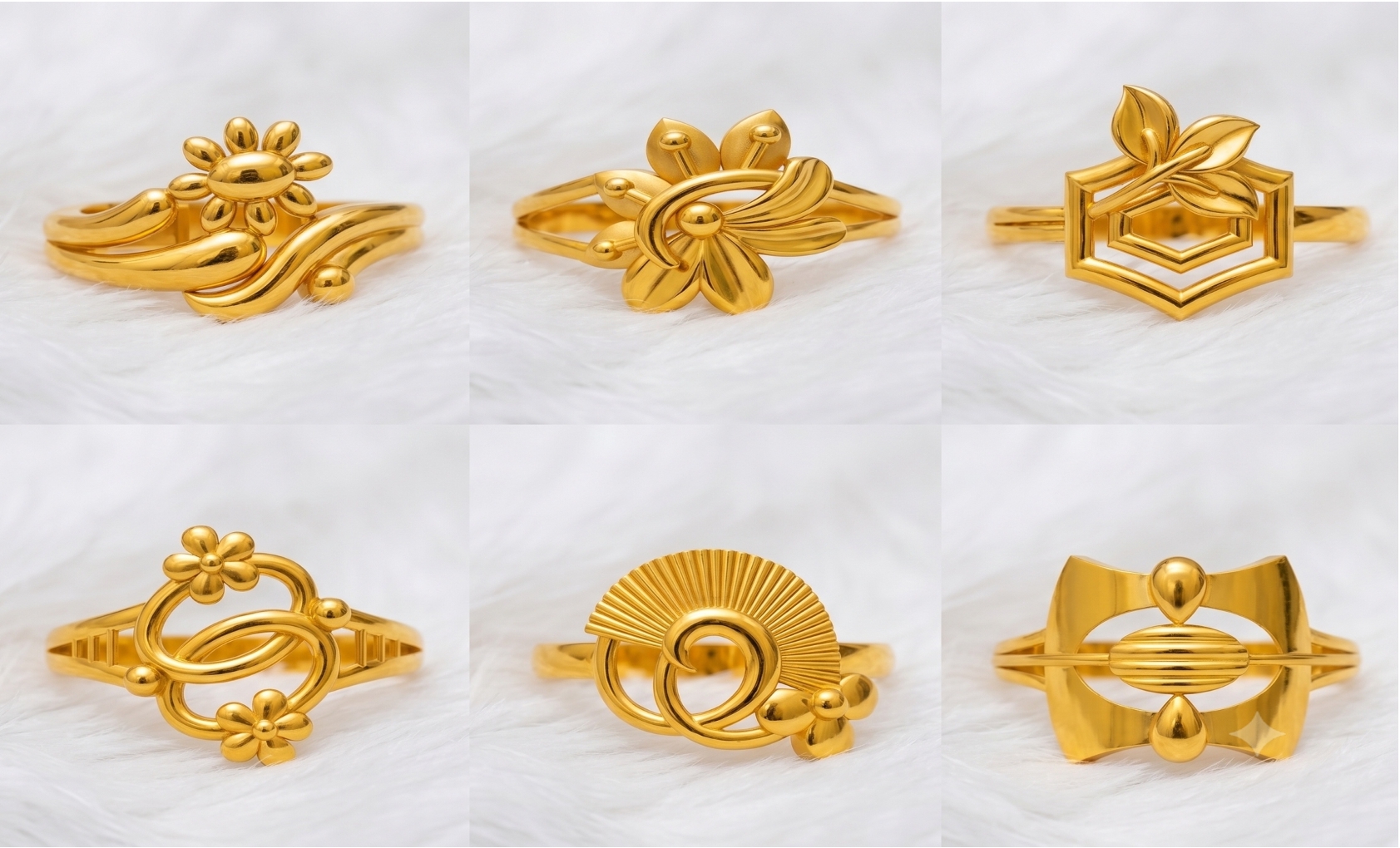 Ladies Paper Casting Rings LR Lot -2 — view 5