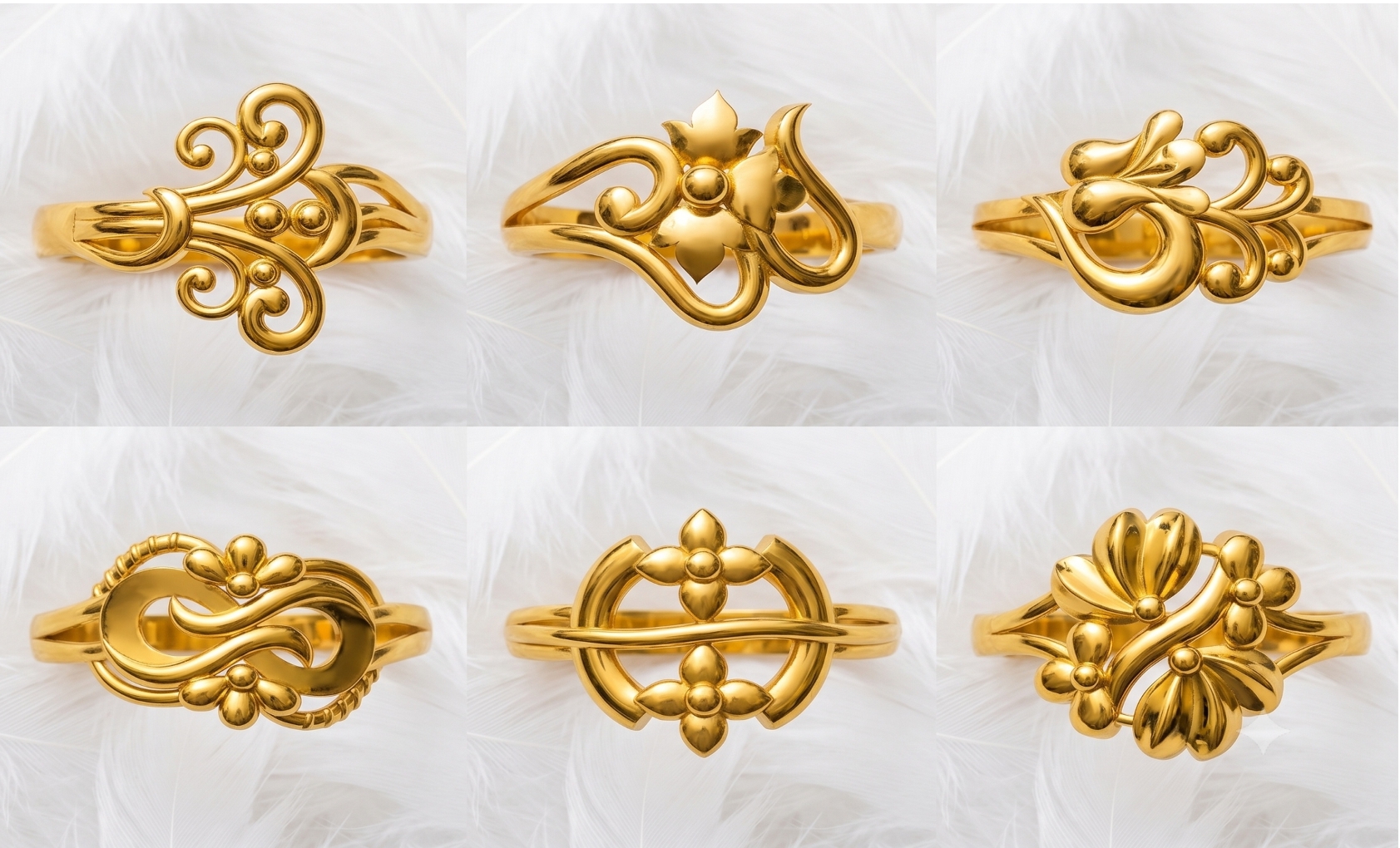 Ladies Paper Casting Rings LR Lot -2 — view 10