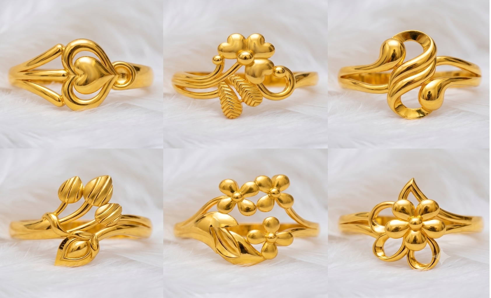 Ladies Paper Casting Rings LR Lot -2 — view 12