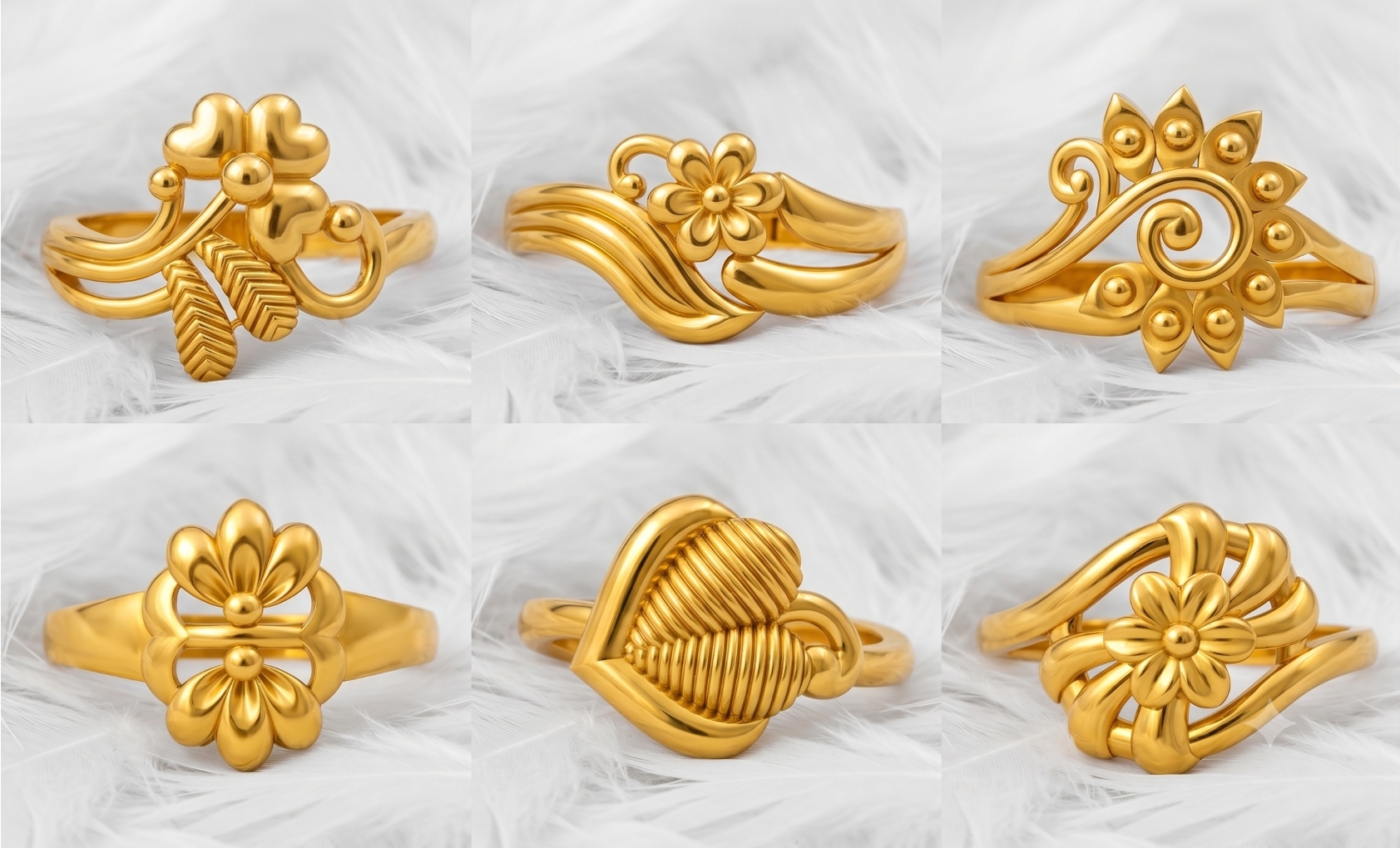 Ladies Paper Casting Rings LR Lot -2 — view 15
