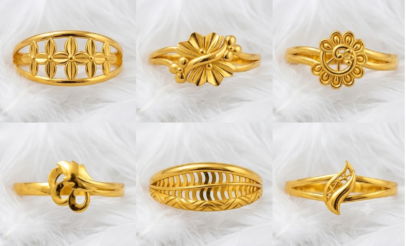Ladies Paper Casting Rings LR Lot -3 — view 8