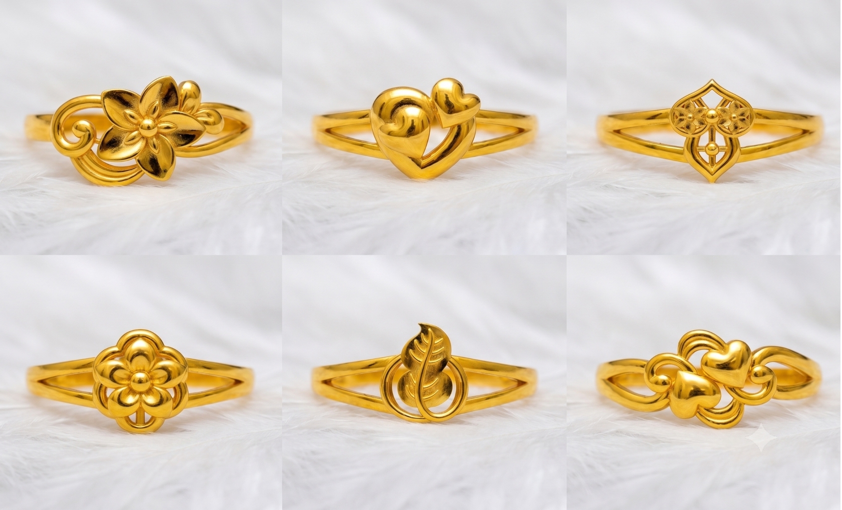 Ladies Paper Casting Rings LR Lot -3 — view 10