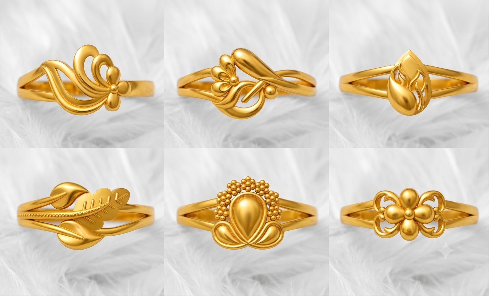 Ladies Paper Casting Rings LR Lot -3 — view 11